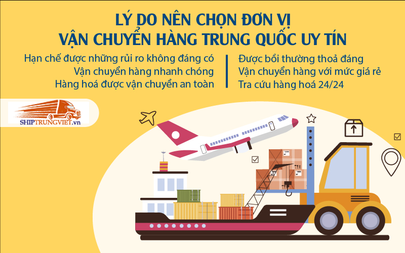 6 Lưu ý khi chọn đơn vị vận chuyển hàng uy tín Trung Quốc về Việt Nam