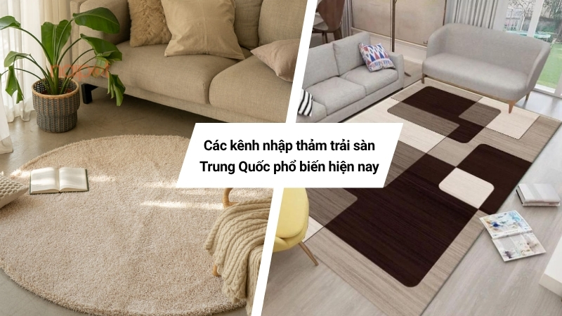 Cách tìm nguồn hàng thảm trải sàn Trung Quốc