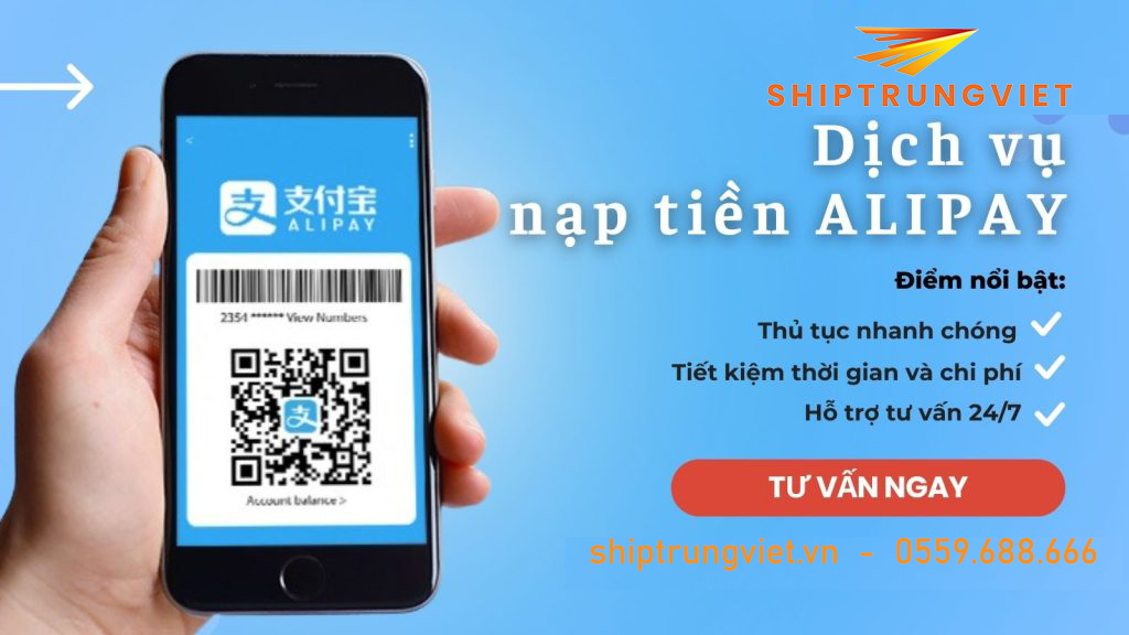 Hướng dẫn 7 Cách nạp tiền - chuyển tiền AliPay cực nhanh đơn giản dễ thực hiện