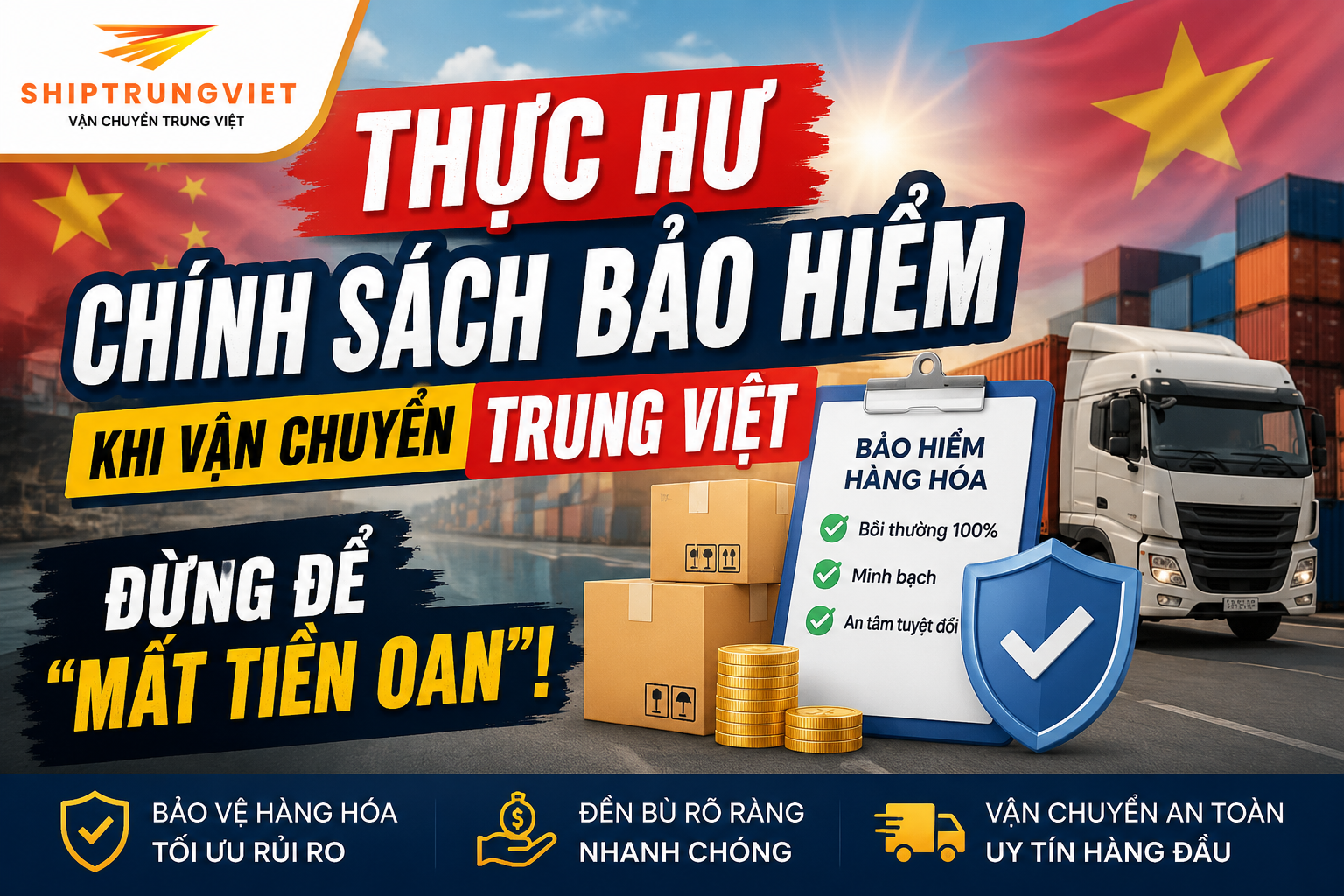 Thực Hư Chính Sách Bảo Hiểm Khi Vận Chuyển Trung Việt: Đừng Để "Mất Tiền Oan"!