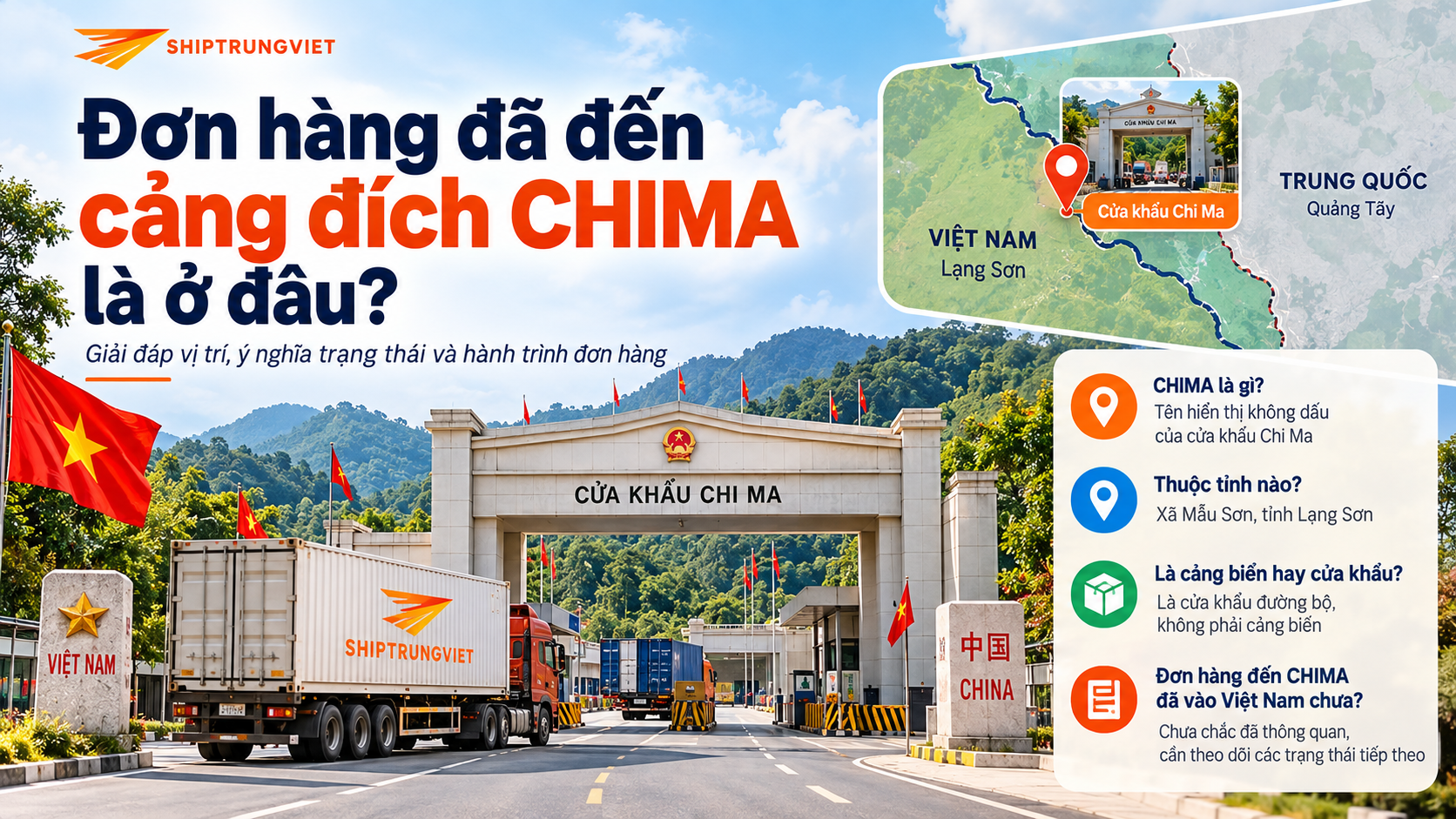 Vận chuyển hàng từ Cảng Chima Về Hà Nội Bao Lâu? Cảng Đích CHIMA Ở Đâu?