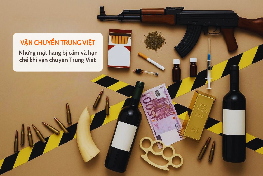 Những mặt hàng bị cấm và hạn chế khi vận chuyển Trung Việt (Cập nhật 2026)