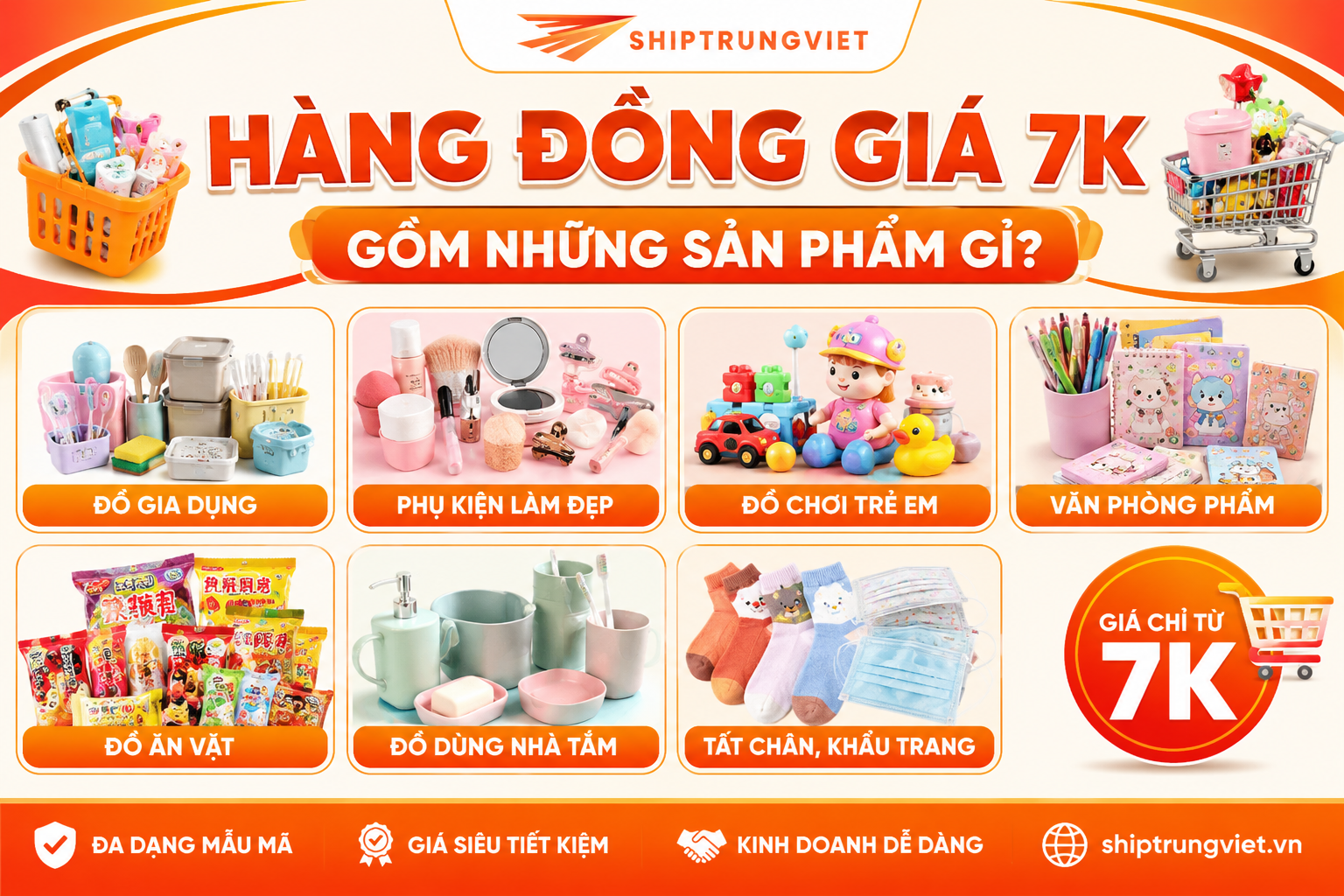 Cách Tìm Nguồn Hàng Đồng Giá 7k Trung Quốc Vốn Ít Lời Nhiều