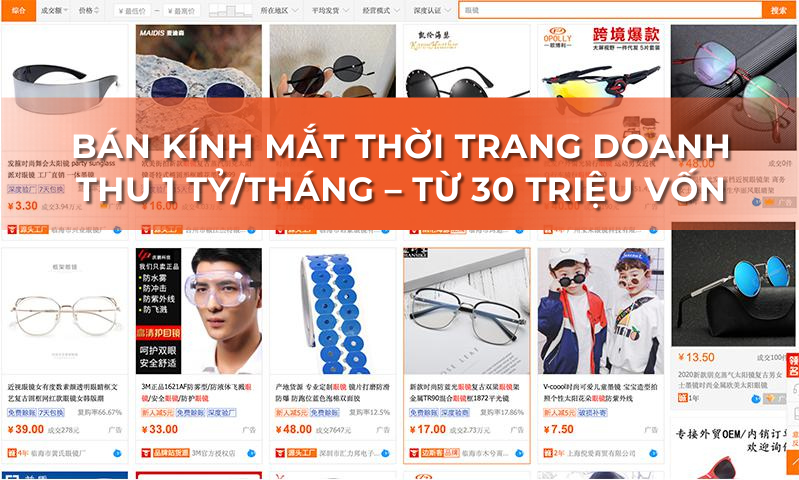 Case Study: Bán Kính Mắt Thời Trang Doanh Thu 1 Tỷ/Tháng – Từ 30 Triệu Vốn Đến Hệ Thống Online Bùng Nổ