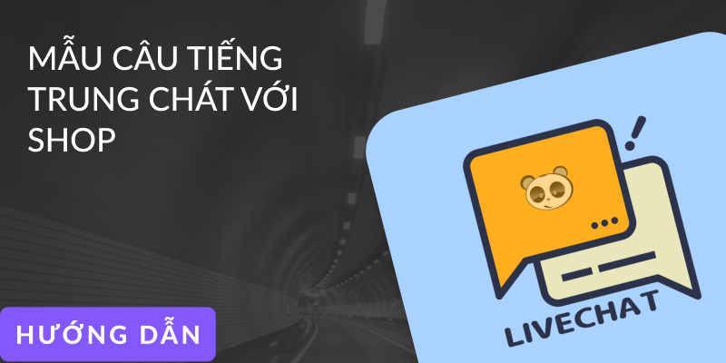 Mẫu chat đơn giản với shop Trung Quốc