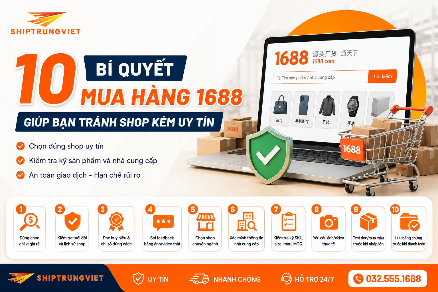 10 bí quyết mua hàng Taobao/1688 để tránh bị lừa