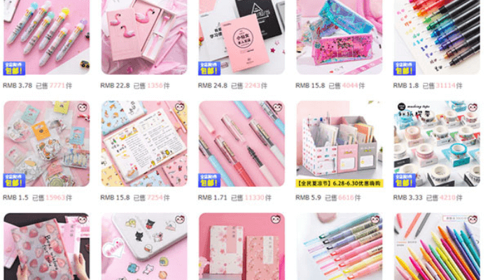 Kinh doanh nguồn hàng đồ dùng học tập Trung Quốc