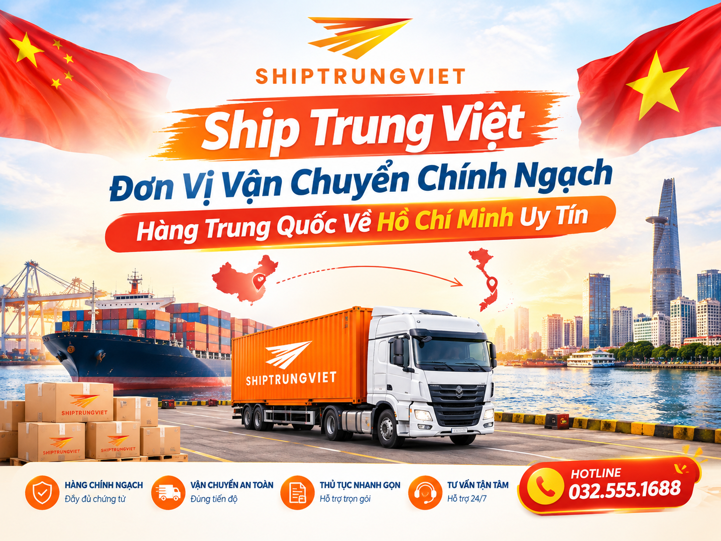 Đơn Vị Vận Chuyển Chính Ngạch Hàng Trung Quốc Về Hồ Chí Minh Uy Tín – Ship Trung Việt
