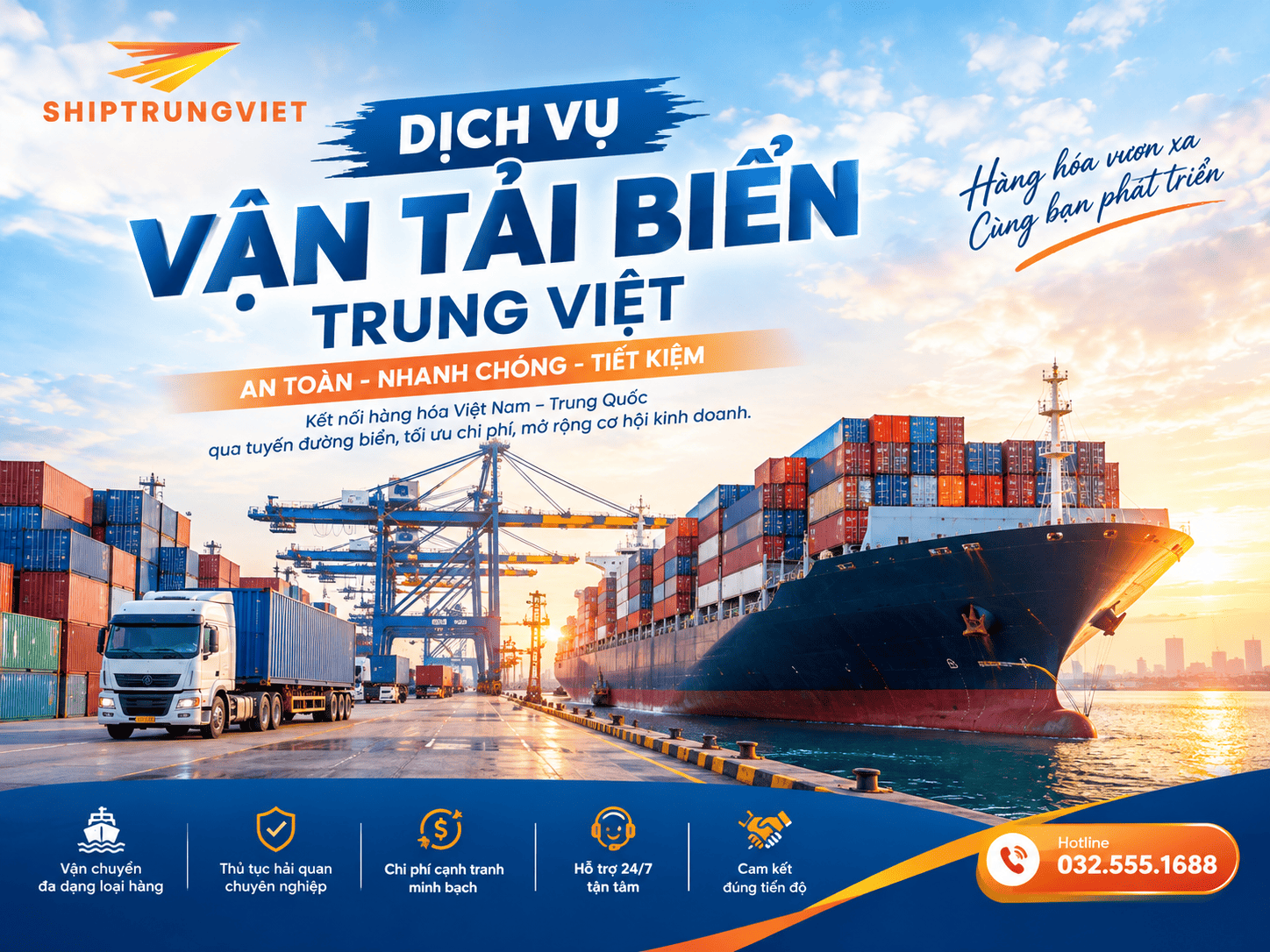 Nhu cầu vận chuyển hàng hóa Trung Quốc về Việt Nam Bằng đường biển
